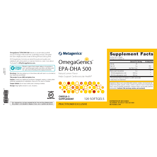 Omegagenics EPA-DHA 500